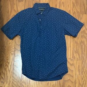 Beverly Hills Polo Club Navy Casual Shirt